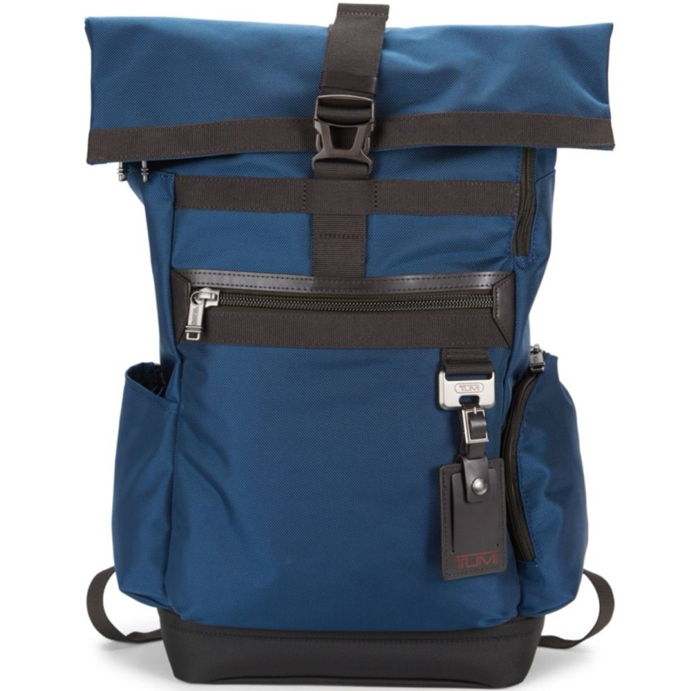 Tumi Birch Black and Blue Backpack for Versatile Style
